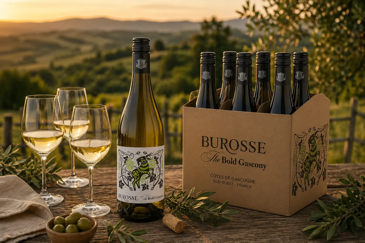 Burosse "The Bold Balcony" — Blanc Sec Burosse "The Bold Balcony" — Blanc Sec