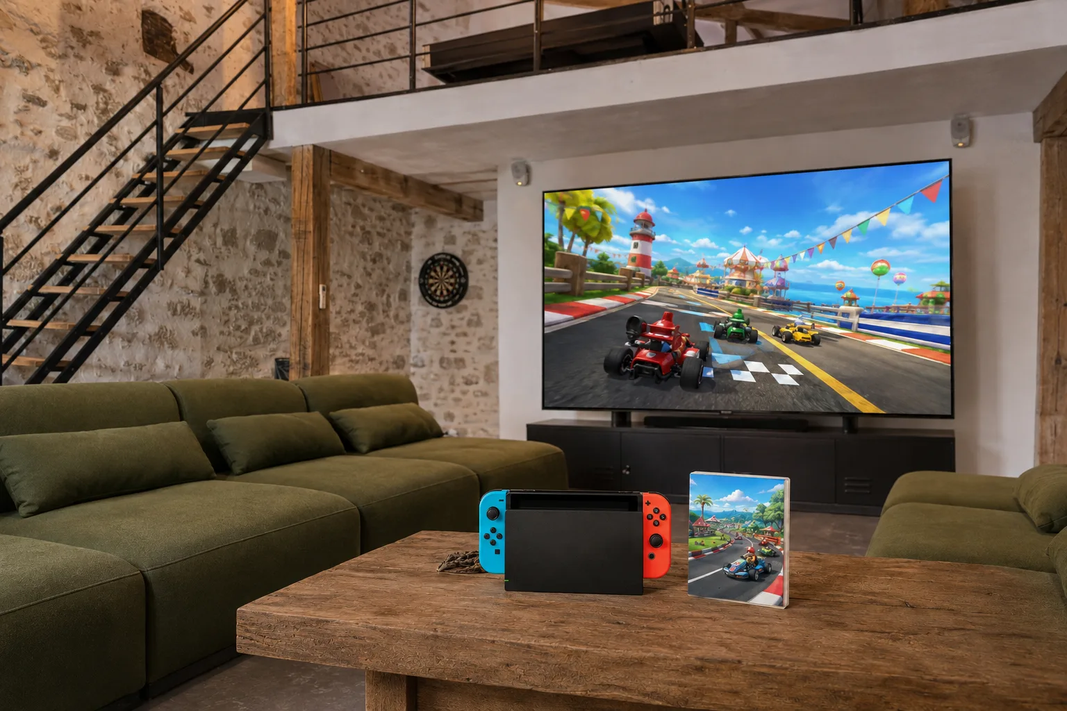 Switch Nintendo & Écran Géant