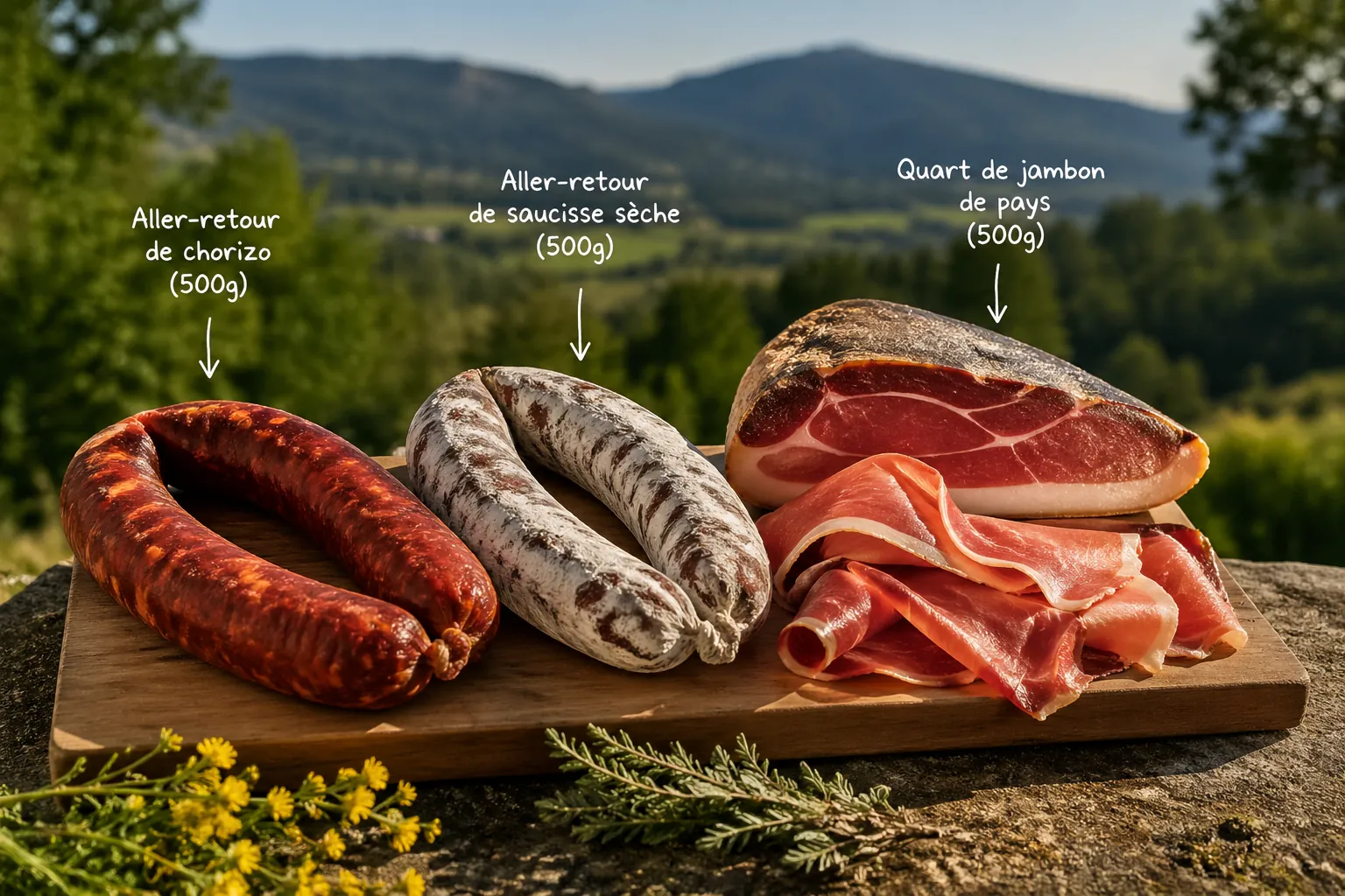Planche charcuterie