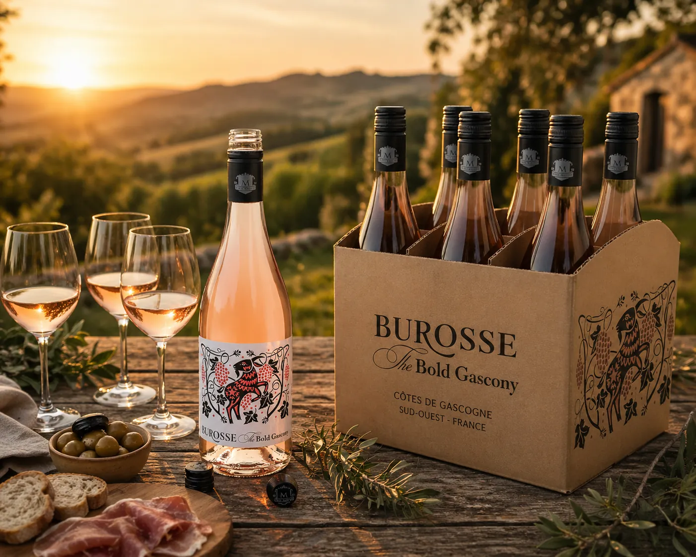 Burosse "The Bold Balcony" — Rosé Burosse "The Bold Balcony" — Rosé